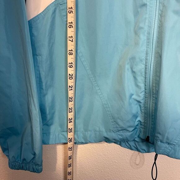 Brooks Blue Windbreaker Zip Up Jacket Size XL - Picture 2 of 10